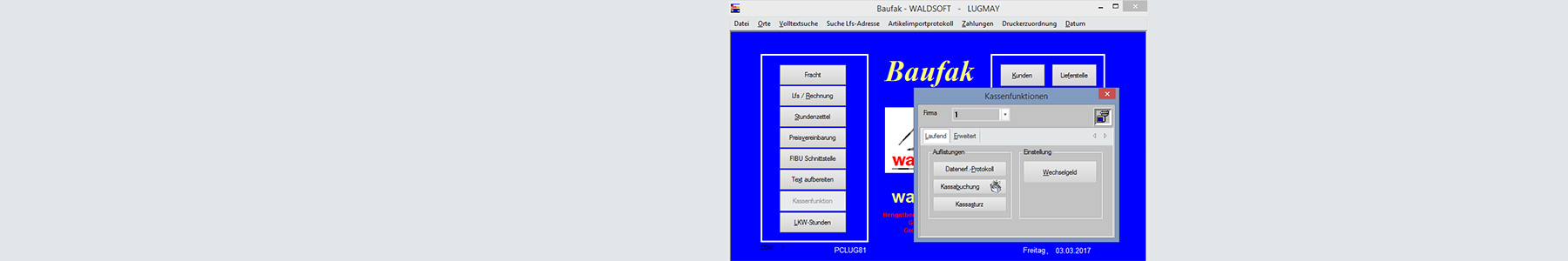 waldsoft Software Baufak
